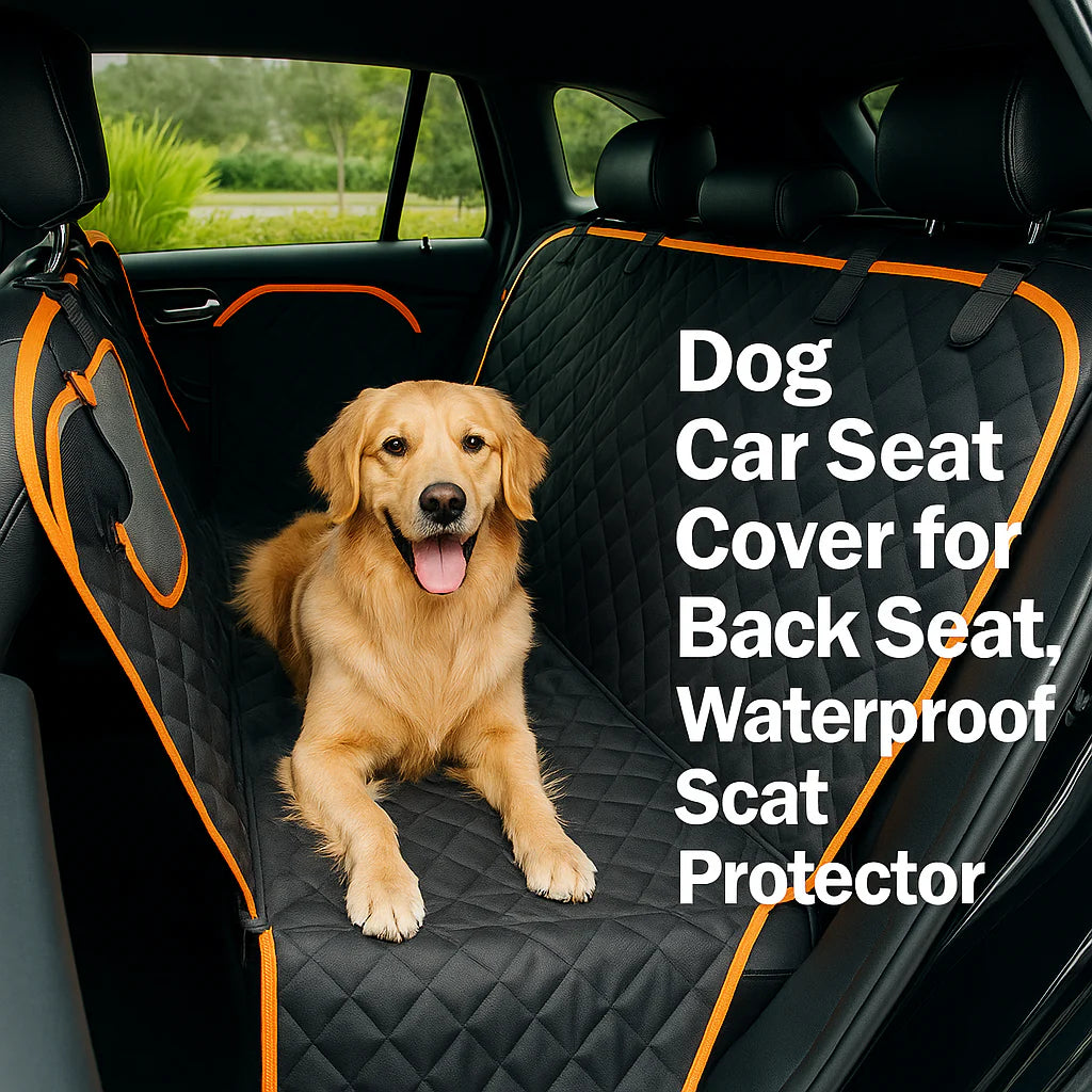 Dog Car Seat Cover - Black